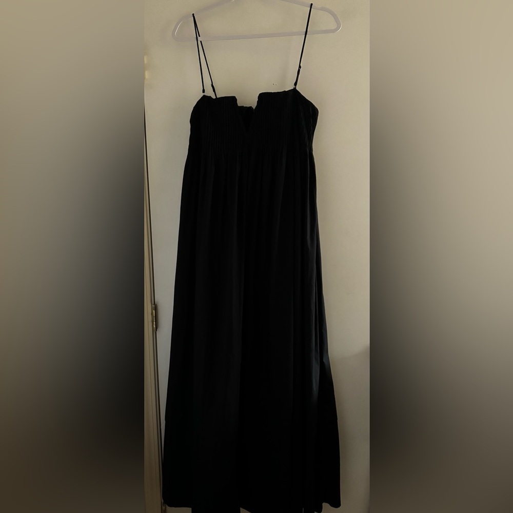 J. Crew Collection Strapless Notched Maxi Dress in Black - Picture 4 of 5